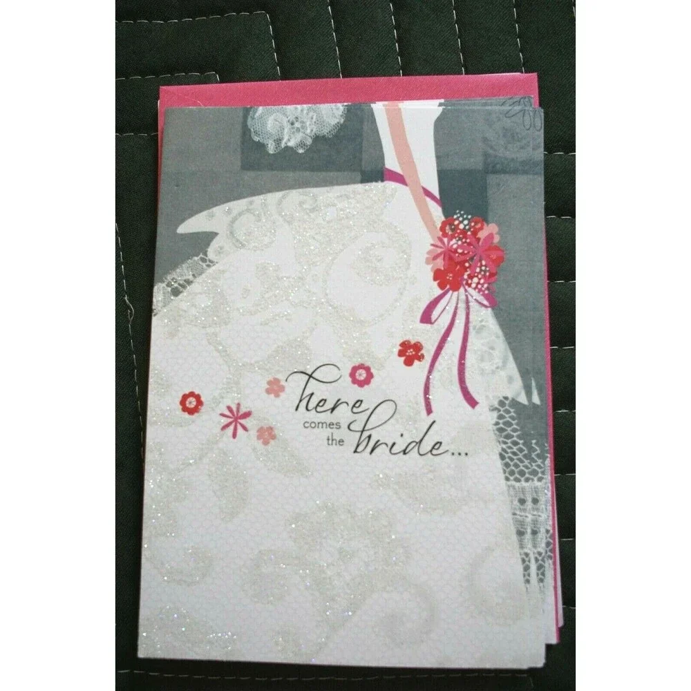 NEW Hallmark Wedding Bridal Shower Invitations Greeting Card - 6 Invitations